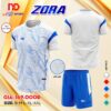 áo bóng đá không logo ND Sport Zora trắng