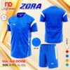 áo bóng đá không logo ND Sport Zora xanh dương